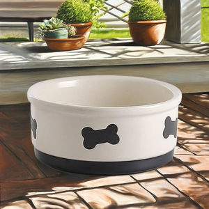 Cuenco de plástico ecológico OEM para gatos, cuenco de agua y comida sencillo de forma redondeada con soporte antideslizante automático, comederos bonitos para mascotas para viajes - Product Image 1