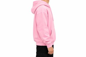 Sudadera con Capucha Oversize Rosa con Estampado de Araña Gótica, Sudadera con Bolsillo Delantero, Unisex, Ropa Urbana, Calidad Premium, Superventas - Product Image 3
