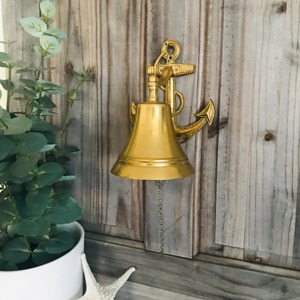 Campana de Latón Única con Patrón Decorativo, Campana de Latón Premium para Puerta de Casa, Temática Náutica, Jardín y Rincón Espiritual - Product Image 3