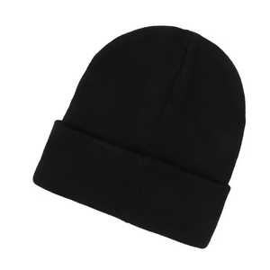 Vente directe usine, faible MOQ, bonnets d'hiver personnalisables avec logo, couleur unie, classiques, tricotés - Product Image 4
