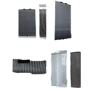 现代自动伸缩车窗遮阳无冲孔隔热遮阳带图案汽车防晒窗帘 - Product Image 1
