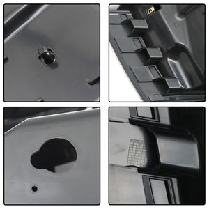 Paraurti angolare sinistro nero con foro per fendinebbia per Volvo VNL Semi Trucks 2018+, lato conducente, ricambio carrozzeria - Product Image 5