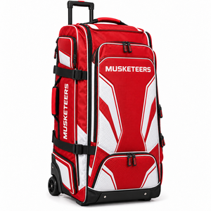 Sacs de cricket durables avec roulettes pour un transport facile du matériel, sacs de cricket imperméables avec roulettes, compartiment pour chaussures - Product Image 3