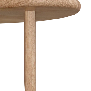 Sculptural Base Solid Mango Wooden Irregular Shape Curve Top Natural TC Finish Latest Modern Wooden Living Room <b>Coffee</b> <b>Table</b> - Product Image 6