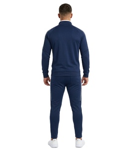 Conjunto Deportivo de Dos Piezas de Poliéster y Algodón Transpirable con Cuello Alto, Estampado, Felpa Sólida y Cintura Elástica para Verano - Product Image 3