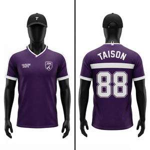 เสื้อฮอกกี้ชายผ้าโพลีเอสเตอร์อินเตอร์ล็อคเมชพรีเมียม 240 กรัม แห้งเร็ว สำหรับแผงสีขาว พร้อมโลโก้แบบรีดร้อนตามสั่ง - Product Image 1