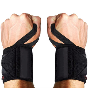 Bandes de maintien pour poignets pour la musculation, offrant un soutien solide et une fixation élastique ferme pour les séances d'entraînement intensives quotidiennes et une adhérence stable. - Product Image 1
