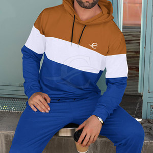 Nuevo Conjunto Deportivo para Hombre, Color Personalizado, 100% Algodón, Transpirable, Estilo Sudadera con Capucha para Invierno, en Venta - Product Image 5