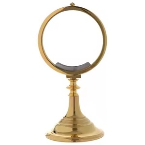 Monstranza de Latón Elegante, Monstranza Sagrada para Oración, Decoración Religiosa para Capilla y Uso en Servicios Religiosos - Product Image 1