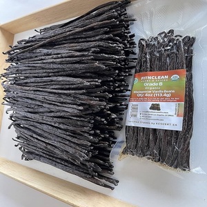 Fèves de vanille bio 15-20 cm noires 4-5% d'humidité 18-30% de qualité supérieure 6 fèves de vanille entières bio séchées - Product Image 5