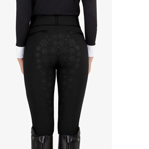 High Quality 4-way Stretch Horse Riding Breeches <b>Leggings</b> Tights <b>Equestrian</b> Wear Pants on Technical Fabric with Soft Feel - Product Image 3