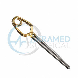 High Quality Yasargil Temporary Occlusion Clip 17mm Straight Jaw Stainless Steel <b>Neurosurgery</b> <b>Instrument</b> CE Certified - Product Image 1
