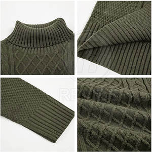 Suéter de Punto para Hombre de la Mejor Calidad, 100% Algodón y Lana, Suave y Cómodo, Precio Directo de Fábrica - Product Image 6