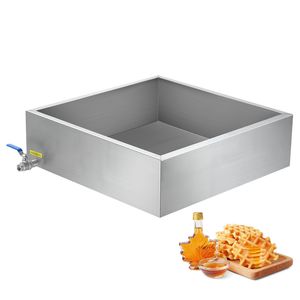 Pentola Industriale da 17,5 Galloni con Evaporatore Piatto e 1 Valvola per 3 Metodi di Riscaldamento, Capacità 254 Tazze da 8,8 oz per Sciroppo d'Acero - Product Image 1