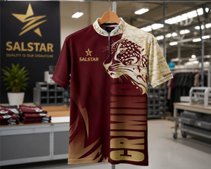 เสื้อโปโลซับลิเมชั่นขายส่งจำนวนมากสำหรับผู้ชาย เสื้อโปโลพิมพ์ลายตามสั่ง ชุดยูนิฟอร์มกอล์ฟ เสื้อเจอร์ซีย์คุณภาพสูงจากโรงงาน - Product Image 5