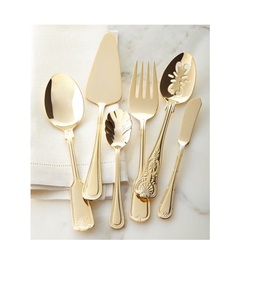 Ensemble élégant de couverts en métal pour cuisine, ustensiles en acier inoxydable durables pour table à manger, restaurant, hôtel et restauration - Product Image 2