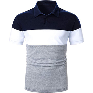 New Summer High Quality Men's Gym Casual 100%Cotton <b>Top</b> Slim Fit Short Sleeves Polo Neck T-Shirt Wholesale Men's Clothing - Product Image 1