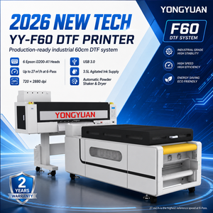 เครื่องพิมพ์ DTF รุ่น F60 ความเร็วสูง ขนาด 24 นิ้ว หัวพิมพ์ <span class=keywords><strong>Epson</strong></span> I3200-A1 จำนวน 6 หัว ความเร็วสูงสุด 27 ตร.ม./ชม. สำหรับการผลิตเสื้อผ้าเชิงพาณิชย์ - Product Image 1