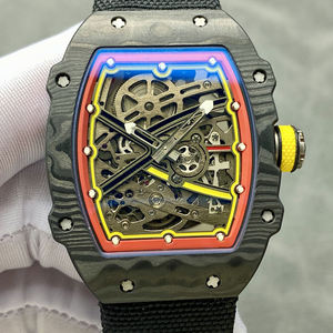 Última Versión 6702 - Reloj Mecánico de Fibra de Carbono de 7.8mm para Hombre - Reloj de Moda de Alta Gama 1-1 - Product Image 6