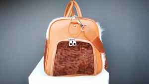 Bolsa de Viaje de Cuero Vacuno Vintage, Bolsa de Fin de Semana con Cierre, Portátil, Genuina, Multifuncional, Unisex, 36-55L, LHDB-0101 - Product Image 5