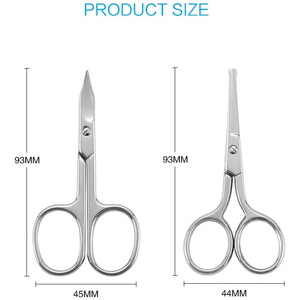 กรรไกรตัดเล็บสแตนเลสแบบตรง รุ่น 2026 สำหรับตัดสติ๊กเกอร์ติดเล็บ กรรไกรทำเล็บ กรรไกรตัดคิ้ว อุปกรณ์ทำเล็บ - Product Image 2