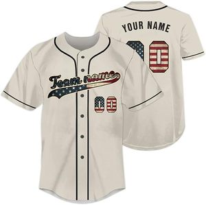 Custom OEM/ODM Sublimated Team Baseball Jersey High Quality Baseball Jersey Men's Button <b>Down</b> Sportwear Jersey - Product Image 4