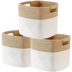 Handwoven Natural Seagrass Storage <b>Basket</b> Set with Black Trim, Decorative Round Woven Organization Bin for Home Decor <b>Basket</b> - Product Image 6