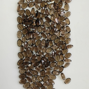 Natural Smoky Quartz 6x4MM Oval Cut Best Quality Loose Gemstone For Jewelry Making - Product Image 5
