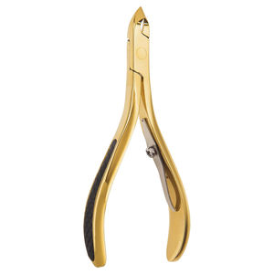 Cortauñas de Titanio Color Dorado, Acero Inoxidable con Acabado Espejo, para Manicura, con Resorte - Product Image 6