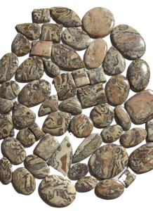 พลอยทริมูร์ตีคุณภาพสูง กาแฟอะเกต พลอยธรรมชาติสำหรับทำเครื่องประดับ รูปทรงผสม ราคาขายส่ง ขนาดตามสั่ง ราชสถาน - Product Image 2