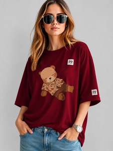 Camiseta de Mujer Personalizada 100% Algodón, Sexy, Formal, con Logotipo Personalizado, Manga Corta, Cuello Redondo, Ecológica, para Verano - Product Image 5