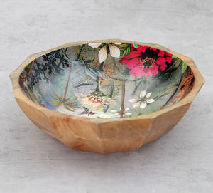 Vente en gros de bols en bois personnalisés avec impression émaillée pour mariage et fête, bols de service personnalisés en promotion - Product Image 5