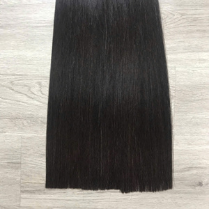 Precio al por mayor 100% Raw Virgin Vietnamita Humano Encaje Peluca Trama Hueso Recto Color Natural Super Doble Extensiones de cabello - Product Image 4