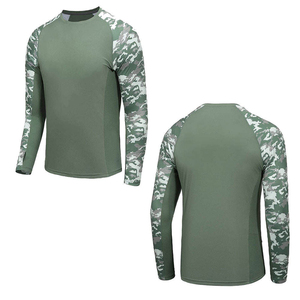 Camiseta de Compresión de Manga Larga para Hombre, Personalizada, con Estampado de Camuflaje, de Secado Rápido, Protección UV, para Pesca, 2026 - Product Image 6