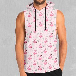 New Arrival OEM ODM Service Hand Made 2026 <b>Pink</b> White Color Unique Design Outer Wear High Demand Product Sleeveless <b>Hoodies</b> - Product Image 1