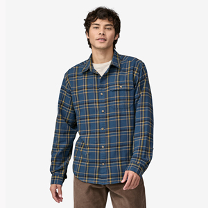 Camisa de Franela para Hombre, Corte Slim Fit, Diseño Moderno a Cuadros, Cierre de Botones, Manga Larga, Tela Suave, Estilo Casual para Uso Diario y al Aire Libre - Product Image 4
