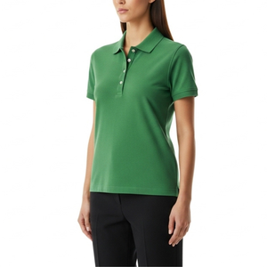 เสื้อโปโลผู้หญิงคุณภาพทนทาน ระบายอากาศได้ดี เป็นมิตรกับสิ่งแวดล้อม แห้งเร็ว เนื้อผ้านิตเนื้อนุ่ม สวมใส่สบายๆ - Product Image 4