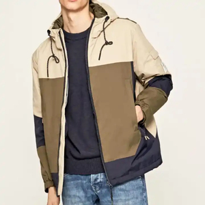 Chaqueta Cortavientos con Capucha, Transpirable, Talla Grande, Informal, para Exteriores, 100% Poliéster, Resistente al Viento, de Fabricante - Product Image 5