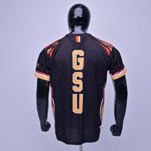 เสื้อบาสเก็ตบอลแบบซับลิเมชั่นสำหรับทุกเพศ คอเบสบอล แขนสั้น ระบายเหงื่อได้ดี ทรงแอธเลติก 100% - Product Image 5