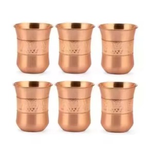 Vaso de chupito de cobre hecho a mano, superventas, con acabado liso, para bar, bebidas, cocina, comedor, set de regalo, decoración del hogar - Product Image 4