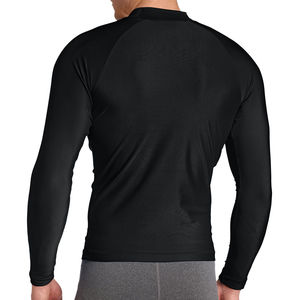 Rashguard de compression à manches longues pour homme, imprimé par transfert thermique, respirant, personnalisé, coupe régulière, pour la gym et le sport - Product Image 2