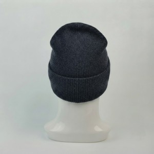 Premium Charcoal Gray Acrylic Beanie <b>Hat</b> Unisex Ribbed Knit Custom Logo Soft <b>Winter</b> Warm Fold Cuffed Stretch Fit Casual Adult - Product Image 2