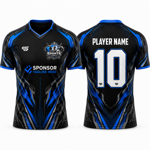 Maillot de football léger et performant en polyester respirant, uniforme de football entièrement sublimé, maillots personnalisés pour équipes – Vente chaude - Product Image 1