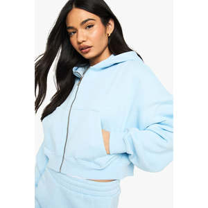 Conjunto de Sudadera con Capucha y Pantalones Cortos para Mujer, Ropa Femenina Personalizada, Sudadera con Capucha y Pantalones Cortos Lisos para Dama - Product Image 4