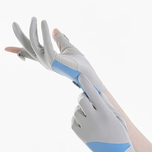 Gants de protection solaire en soie glacée pour femmes, légers, anti-UV, à doigts complets, pour les sports de plein air, le cyclisme, la conduite et l'été - Product Image 2