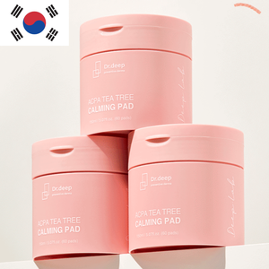 Lingettes Calmantes Coréennes à l'Extrait d'Arbre à Thé et PHA, Tonique Exfoliant Doux, Soin des Pores, Contrôle du Sébum, Apaisement Cutané 150ml - Product Image 1