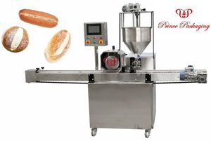 Machine à injecter la crème pâtissière, machine à garnir le pain de crème, confiture, chocolat pour remplir les beignets, les sandwichs et les pains longs - Product Image 2