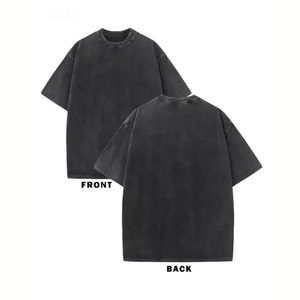 เสื้อยืดคอกลมแขนสั้นผู้ชาย Crown Gate International ผ้าโพลีเอสเตอร์ 100% สีพื้น สไตล์ลำลอง ใส่สบาย ระบายอากาศได้ดี เหมาะสำหรับฤดูร้อน ผ้าถัก สีดำ - Product Image 2