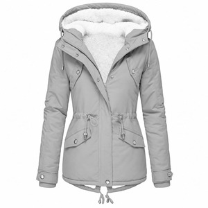 High Quality Custom OEM Women's <b>Lightweight</b> Long Sleeve Full Zip Water Resistant Packable Hooded Puffer <b>Jacket</b> Comfortable - Product Image 2