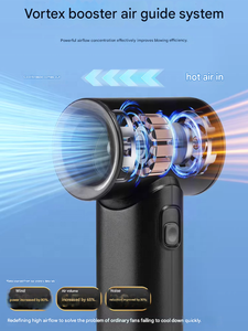 Mini ventilador portátil de mano, de larga duración, de alta velocidad, esencial para estudiantes, pequeño, recargable por USB, para exteriores. - Product Image 4